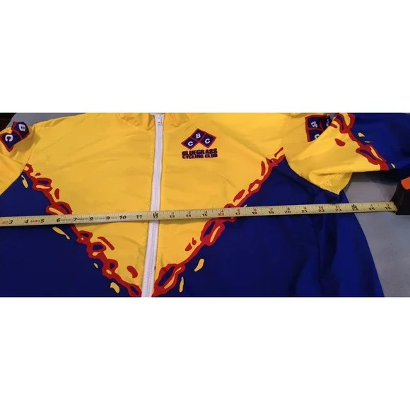 VOLER Cycling Jacket Windbreaker Full Zip Large unisex activewear layer colorful - Picture 3 of 9